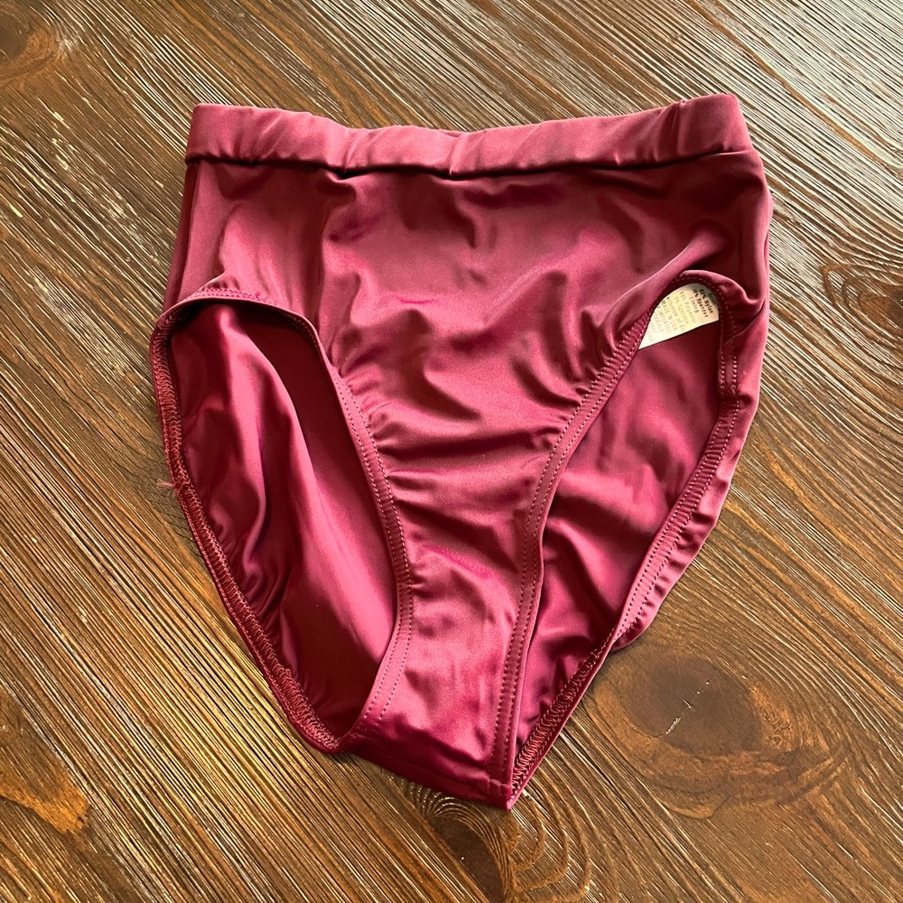 Burgundy brief - never worn